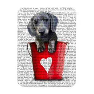 Magnet Flexible Bouquets d'amour Chiot de Dachshund