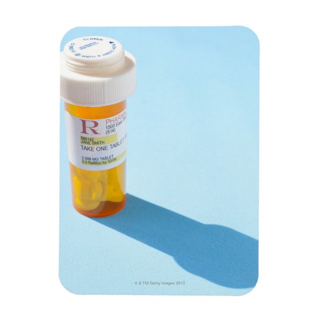 Magnet Flexible Bouteille pleine de médicaments (Vertical)