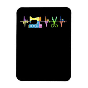 Magnet Flexible Bouton de coeur à coudre - Odeur à coudre