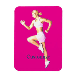 Magnet Flexible Boxeuse féminine en forme Thunder_Cove