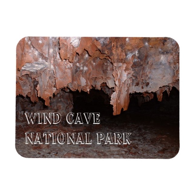 Magnet Flexible Boxwork, Formations de grottes, Vent Cave, Dakota  (Horizontal)