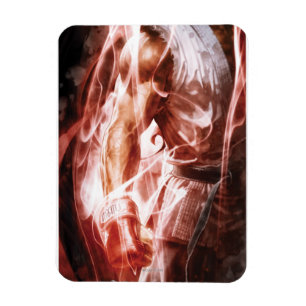 Magnet Flexible Bras droit rougeoyant de Ryu