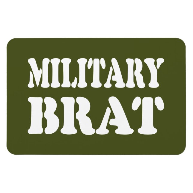 MAGNET FLEXIBLE BRAT MILITAIRE (Horizontal)