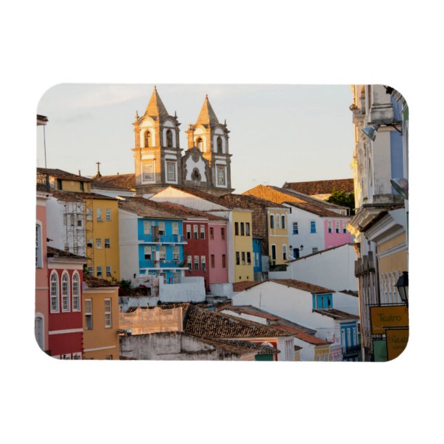 Magnet Flexible Brésil, Bahia, Salvador, La Ville La Plus Vieille (Horizontal)