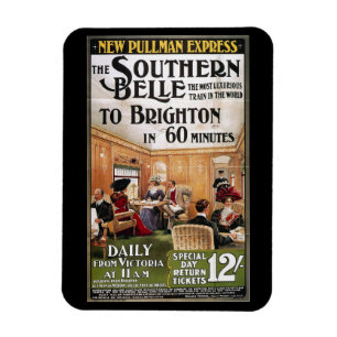 Magnet Flexible Brighton, Angleterre, Excursion ferroviaire