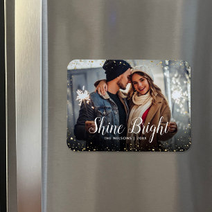 Magnet Flexible Briller Parties scintillant Glitz Faux superposi