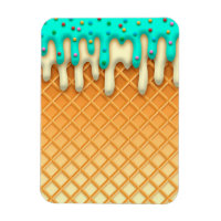 Brosse à cône de crème glacée avec arrosage