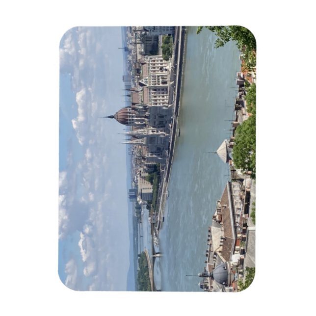 Magnet Flexible Budapest et le Danube (Vertical)