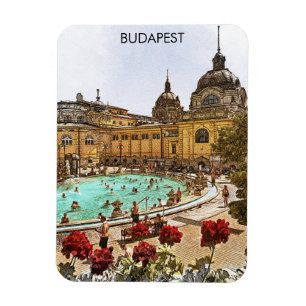 Magnet Flexible Budapest Hongrie Széchenyi Thermes