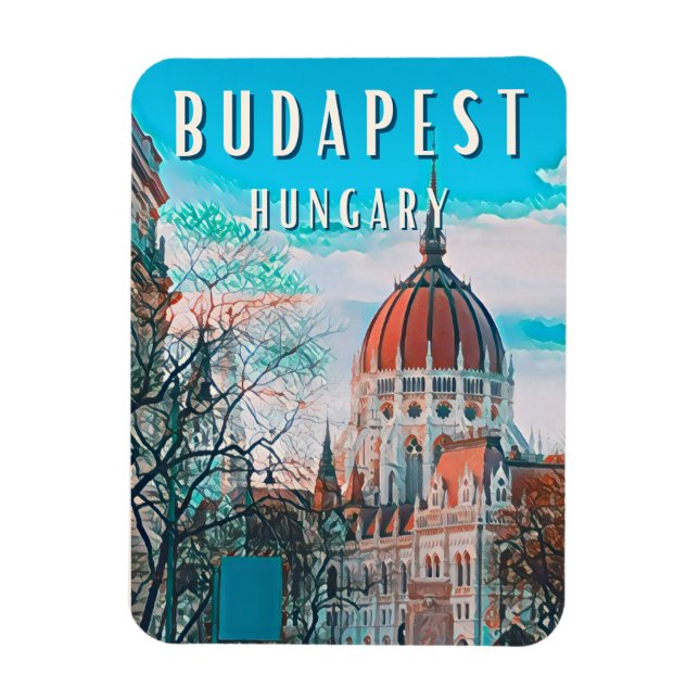 Magnet Flexible Budapest, la perle du Danube (Vertical)