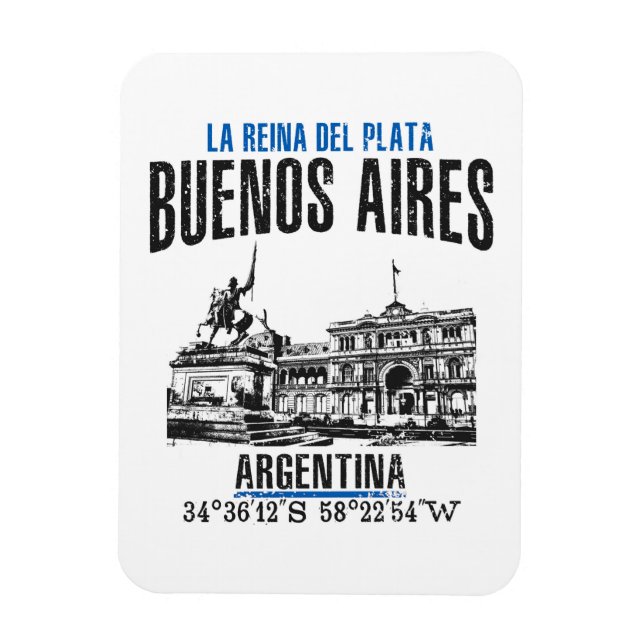 Magnet Flexible Buenos Aires (Vertical)