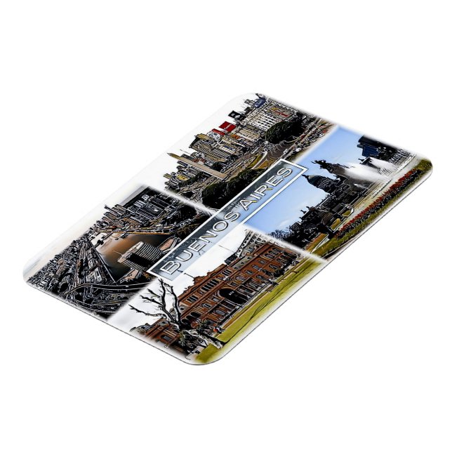 Magnet Flexible Buenos Aires - Argentine - Mosaic - (Côté Gauche)