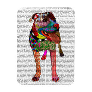Magnet Flexible Bull-terrier du Staffordshire - patchwork