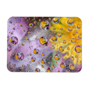 Magnet Flexible Bulles abstraites avec des fleurs. Crédit : Nancy