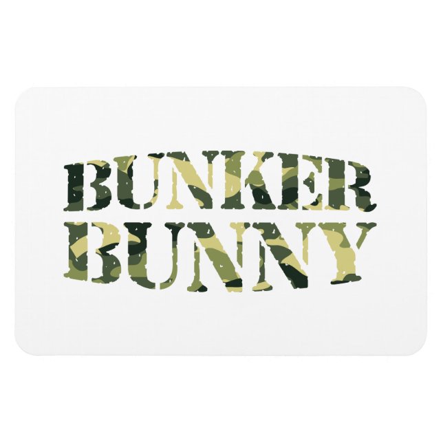 MAGNET FLEXIBLE BUNKER BUNNY CAMO / CAMOUFLAGE (Horizontal)