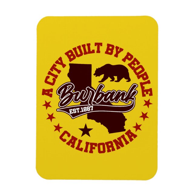 Magnet Flexible Burbank, Californie (Vertical)