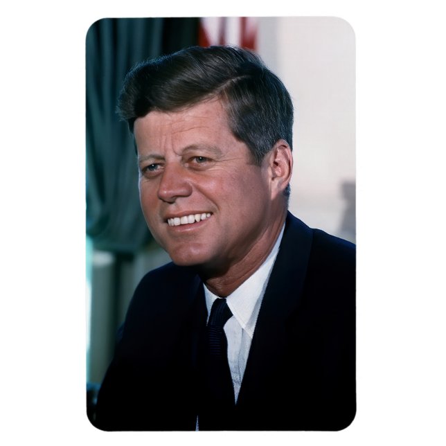 Magnet Flexible Bureau ovale du président John F. Kennedy (Vertical)
