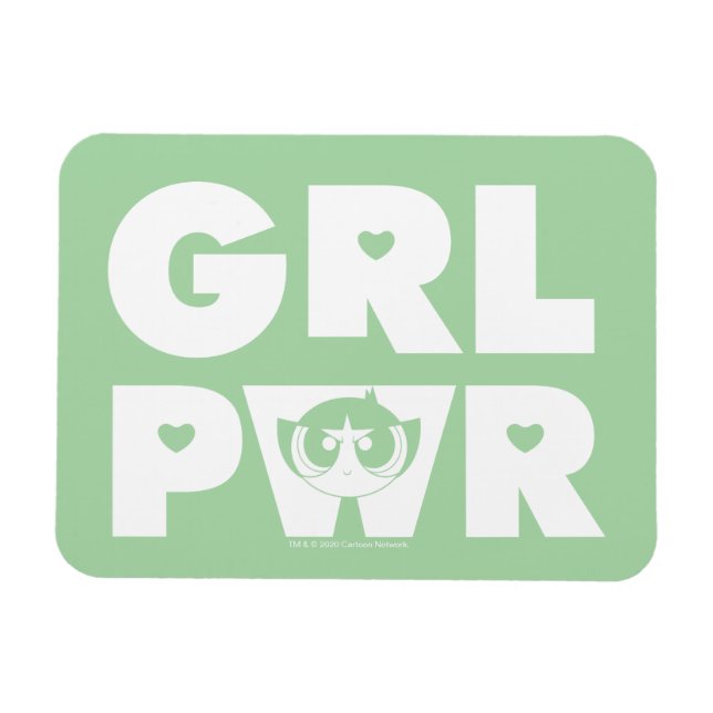 Magnet Flexible Buttercup : Girl power (Horizontal)