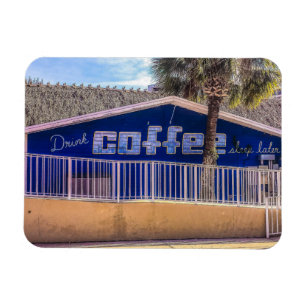 Magnet Flexible Buvez du CAFÉ dormir plus tard