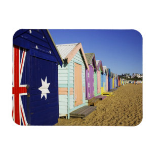 Magnet Flexible Cabanes de bain, plage de Middle Brighton, Port