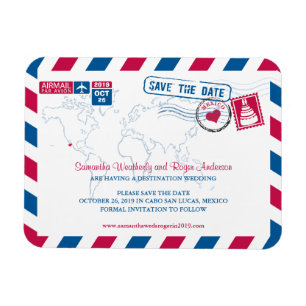 Magnet Flexible Cabo San Lucas Mexico Airmail   Enregistrer la dat