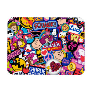 Magnet Flexible cacahuètes Motif de patchs Mixtape