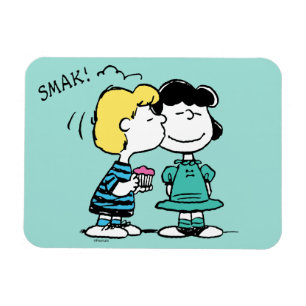 Magnet Flexible cacahuètes   Saint Valentin   Lucy & Schroeder Kis