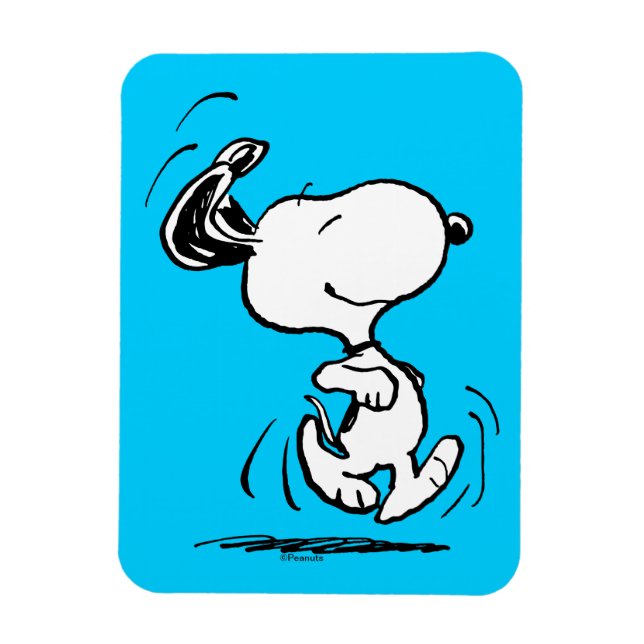 Magnet Flexible cacahuètes | Snoopy Happy Dance (Vertical)