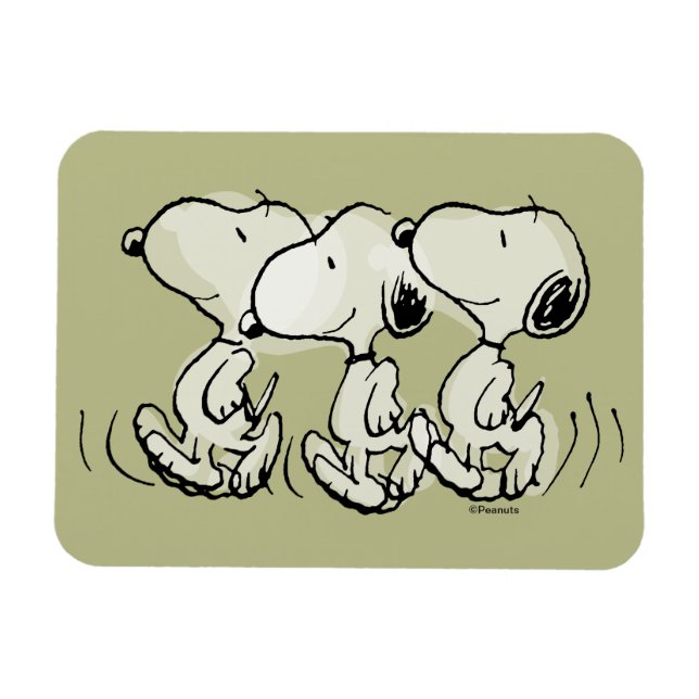 Magnet Flexible cacahuètes | Snoopy Walking Tall (Horizontal)