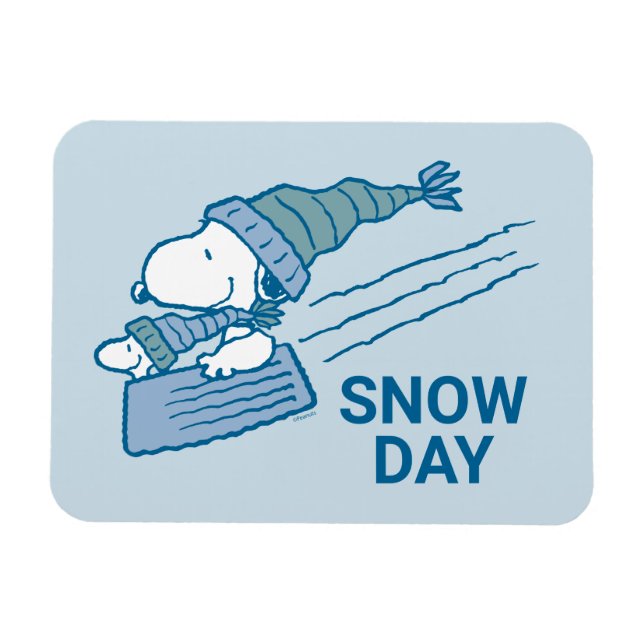 Magnet Flexible cacahuètes | Snoopy & Woodstock (Horizontal)