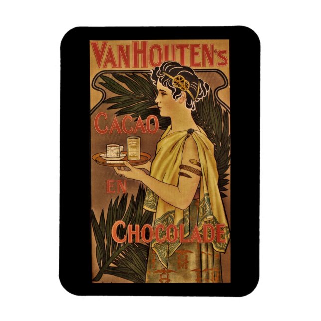 Magnet Flexible Cacao et chocolat VanHouten (Vertical)