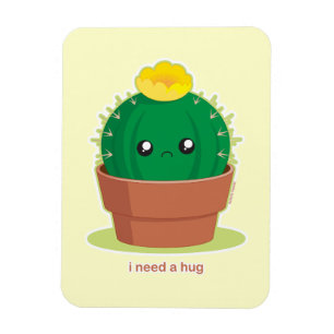 Magnet Flexible Cactus isolé