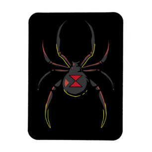 Magnet Flexible Cadeau Black Widow Spider Amateurs d'araignée