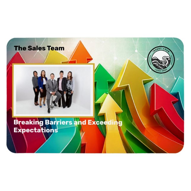 Magnet Flexible Cadeau d'entreprise (Ventes) (Horizontal)