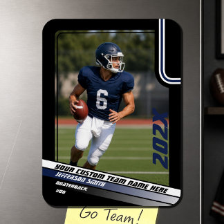 Magnet Flexible Cadeau personnalisé de joueur de football en photo