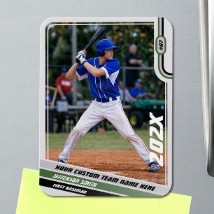 Magnet Flexible Cadeau personnalisé pour joueur de baseball en ver