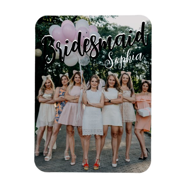 Magnet Flexible Cadeaux de demoiselles d'honneur photo moderne noi (Vertical)