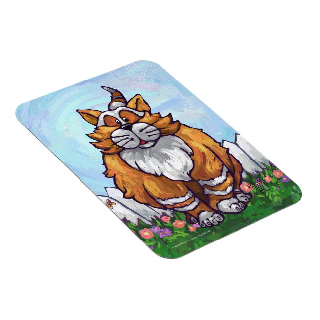 Magnet Flexible Cadeaux et accessoires de chats de gingembre (Côté Droit)