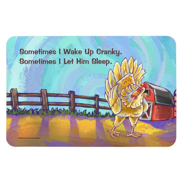 Magnet Flexible Cadeaux et accessoires de poulet (Horizontal)