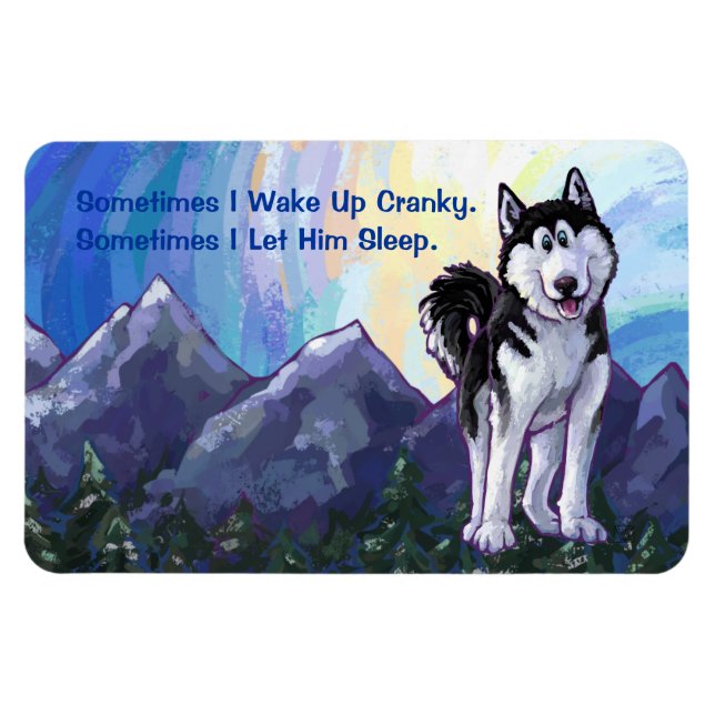 Magnet Flexible Cadeaux et accessoires Husky (Horizontal)