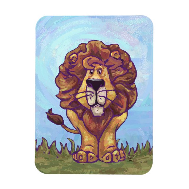 Magnet Flexible Cadeaux et accessoires Lion (Vertical)