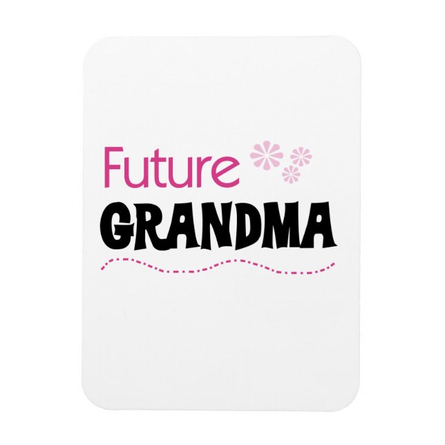 Magnet Flexible Cadeaux futurs de grand-mère (Vertical)