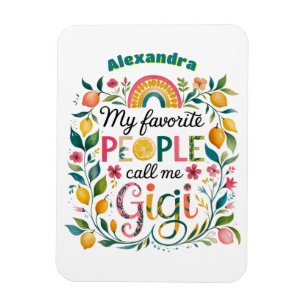 Magnet Flexible ❤️ Cadeaux GIGI personnalisés Fête des mères Anniv