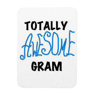 Magnet Flexible Cadeaux Gram Bleu Totalement géniaux