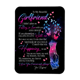 Magnet Flexible Cadeaux pour petite amie   Lettre à ma petite amie