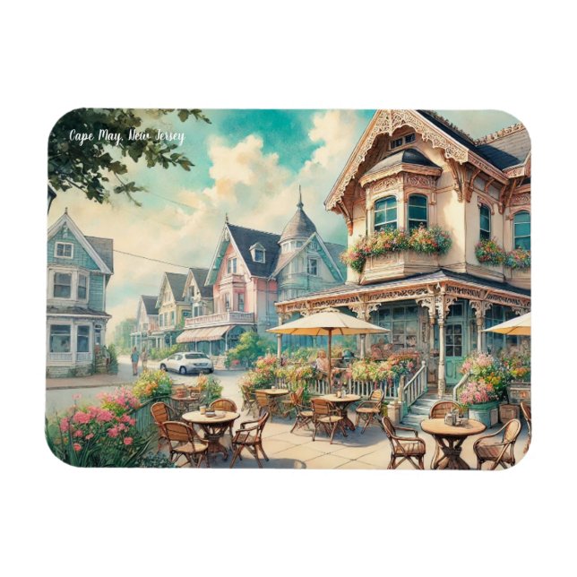 Magnet Flexible Café à Cape May New Jersey (Horizontal)