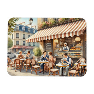 Magnet Flexible Café à Paris France Mug