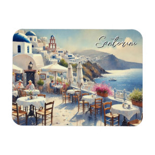 Magnet Flexible Café à Santorin