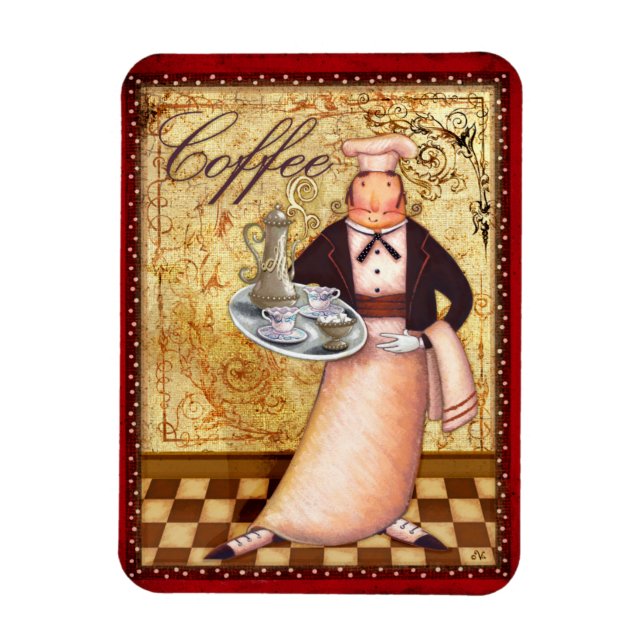 Magnet Flexible Café Chef (Vertical)