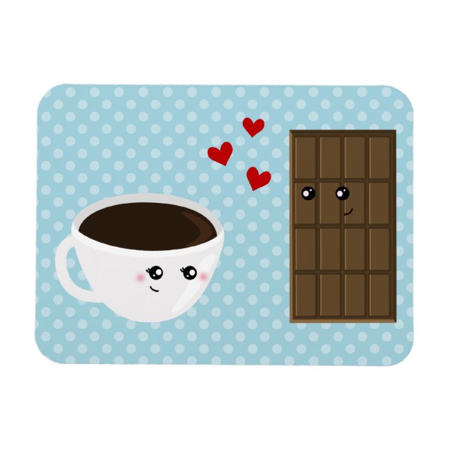 Magnet Flexible Café et chocolat (Horizontal)